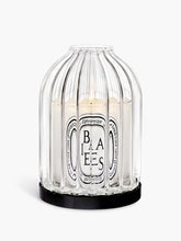 Ribbed candle holder - For classic candles