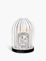 Ribbed candle holder - For small candles