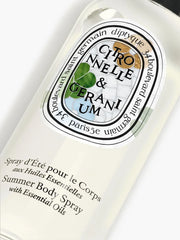 Lemongrass & Geranium - Summer body spray with essential oils
