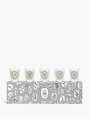 Set of 5 miniature candles - Pre-composed