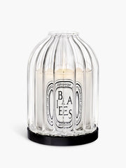 Ribbed candle holder - For classic candles